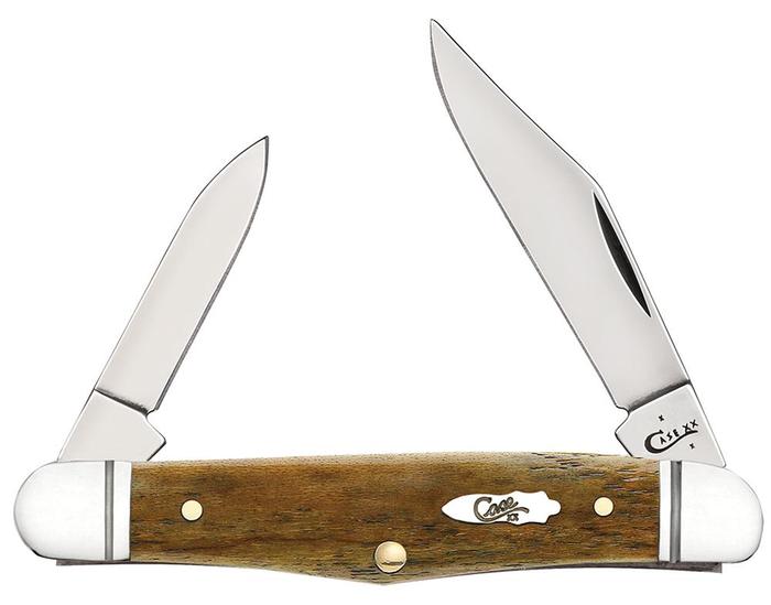 Smooth Antique Bone Half Whittler Pocket Knife - Utility and Pocket Knives